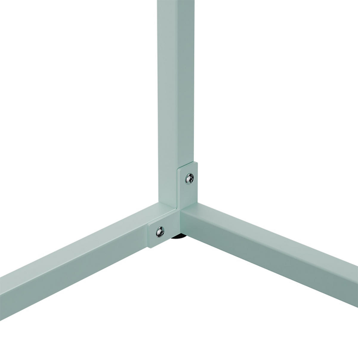 COUCHTISCH 120 cm, Salbeigrün - Grün, Metall (90/90/35cm) - Oviala