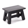 BLUMENHOCKER Monte Mahagoni Massivholz 09 voodoo - schwarz - Schwarz, Holz (30/21/20cm) - DESIGN DELIGHTS