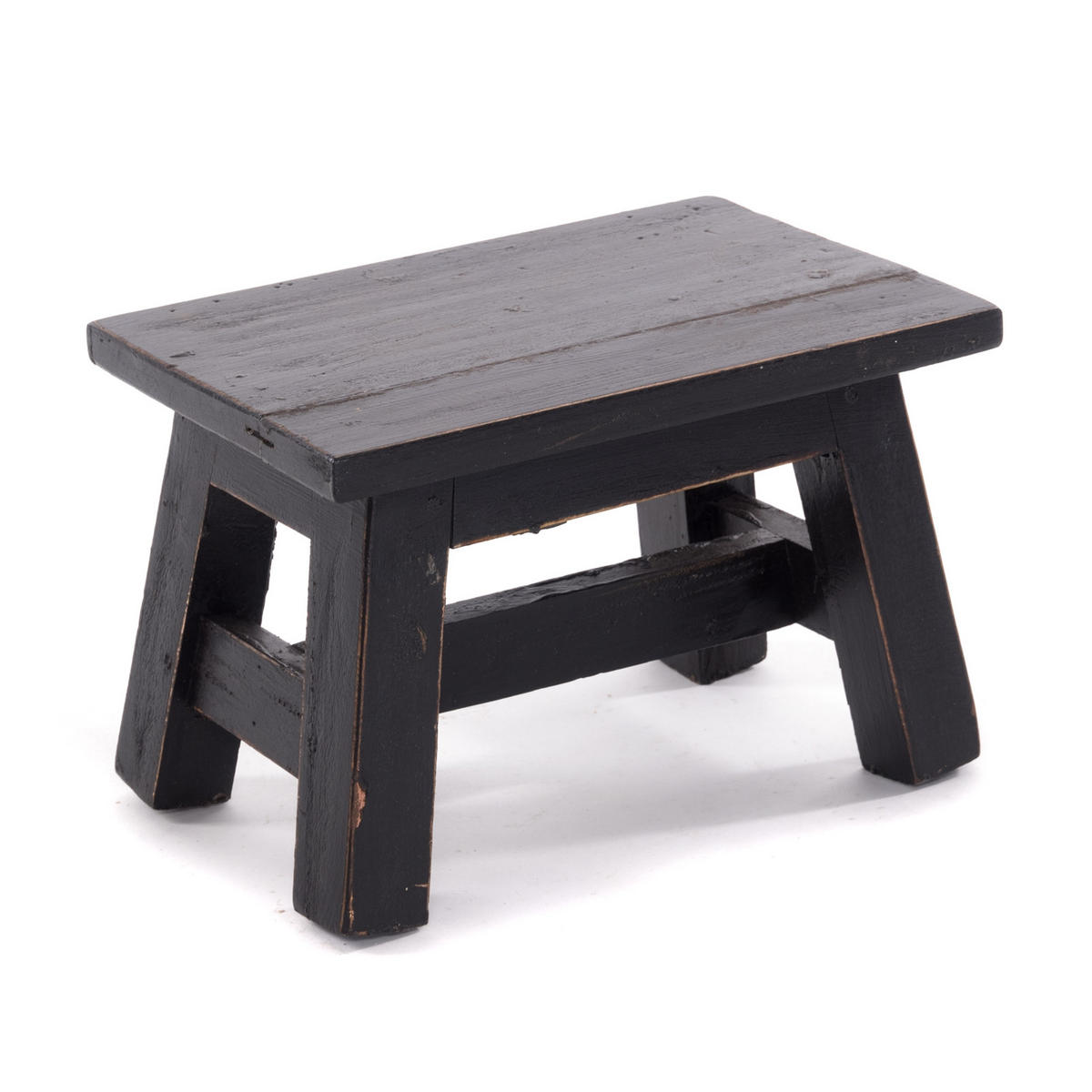 BLUMENHOCKER Monte Mahagoni Massivholz 09 voodoo - schwarz - Schwarz, Holz (30/21/20cm) - DESIGN DELIGHTS
