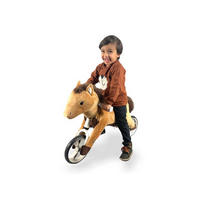 LAUFRAD Balance Pferd - Braun, Kunststoff (63/15/52cm) - TPFLiving