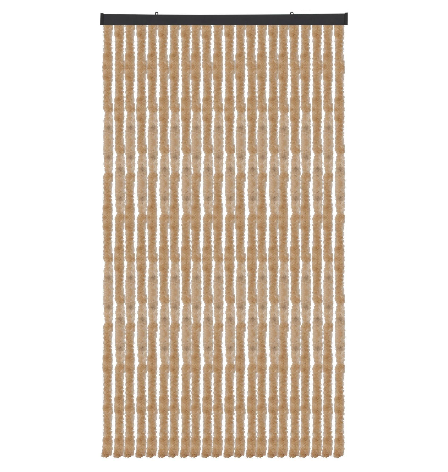 Arsvita Flauschvorhang Beige 100x2x220 cm