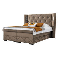 BOXBETT Focus Lux - Hellbraun, Holz (180/200cm) - MIRJAN24