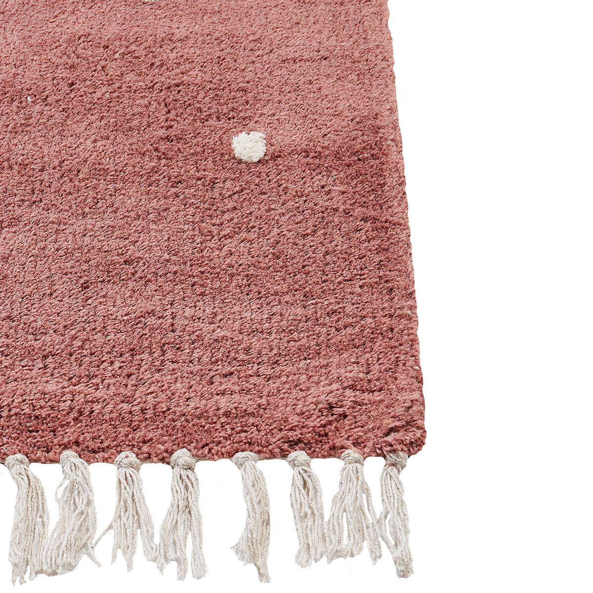 KURZFLOR-TEPPICH Rot 140/200 cm Astaf - Rot, Textil (140/200cm) - Beliani