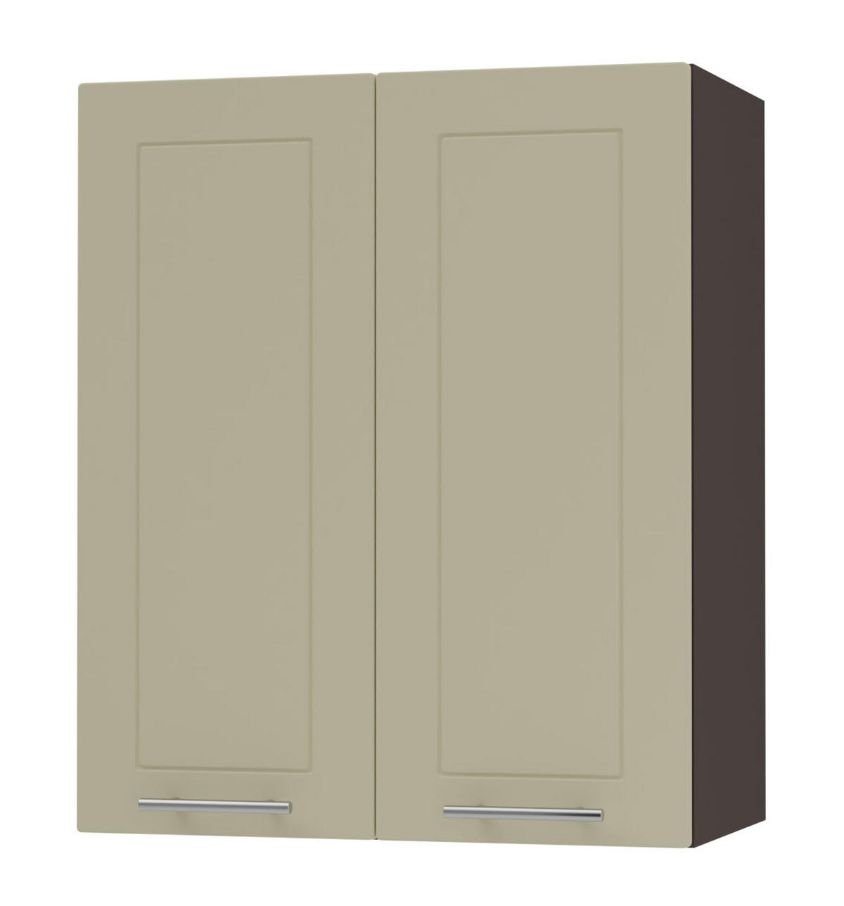 KÜCHENHÄNGESCHRANK Kvantum W3/60 Vanille Matt / Lava Matt 60 / 32,5 / 72cm - Dunkelgrau/Creme, Holz/Holzwerkstoff (60/72/32.5cm) - Feldmann-Wohnen