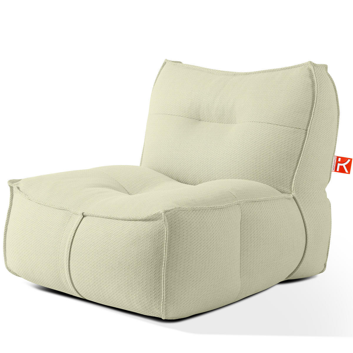 GARTENLOUNGE-SET LOVIA, Möbel-Set, Hellgrün/Weiß - Hellgrün, Textil - KONSIMO®
