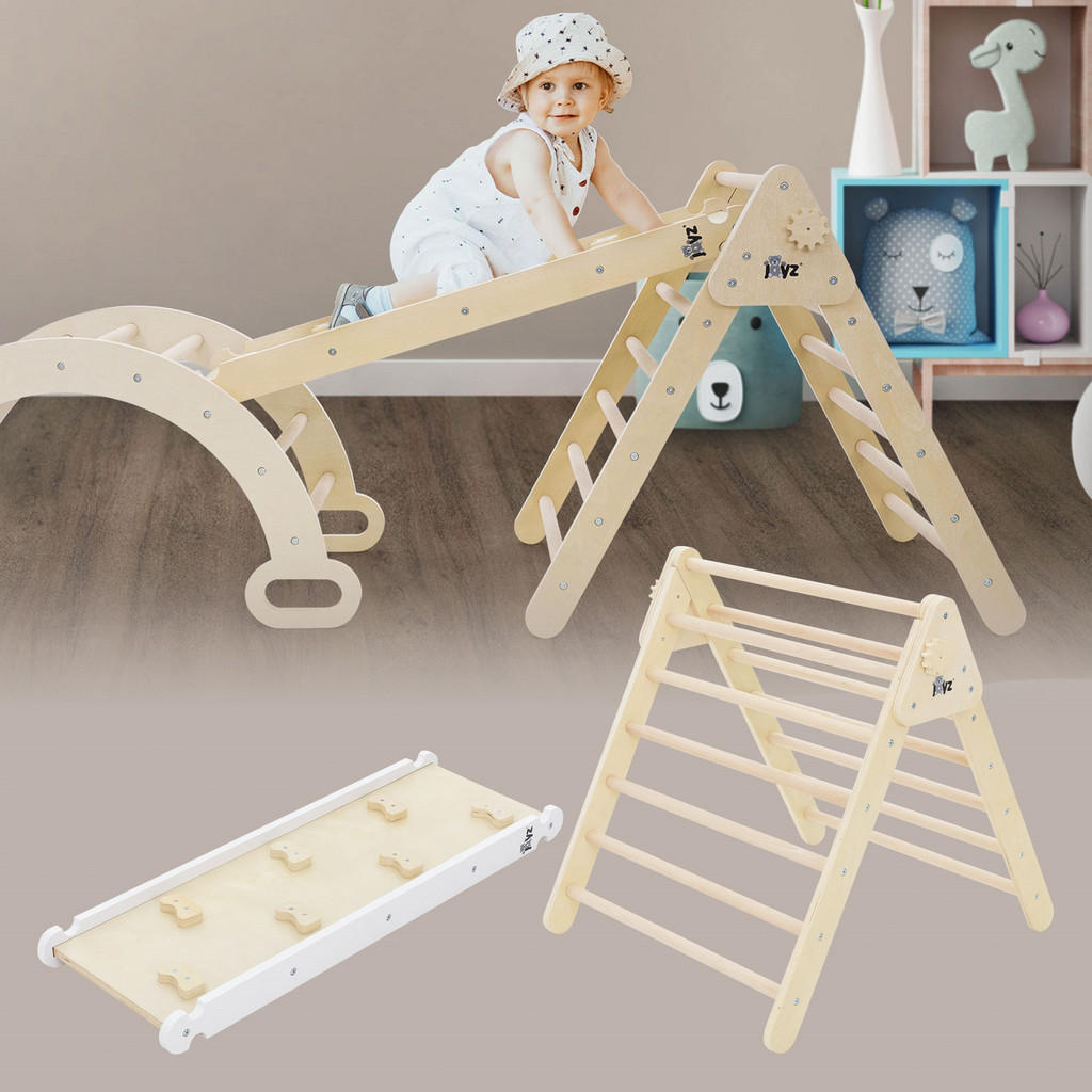 Thumbnail - Joyz Kletterbogen, Braun, Holz, 72x60x94 cm, Spielzeug, Kinderspielzeug, Sonstiges Spielzeug