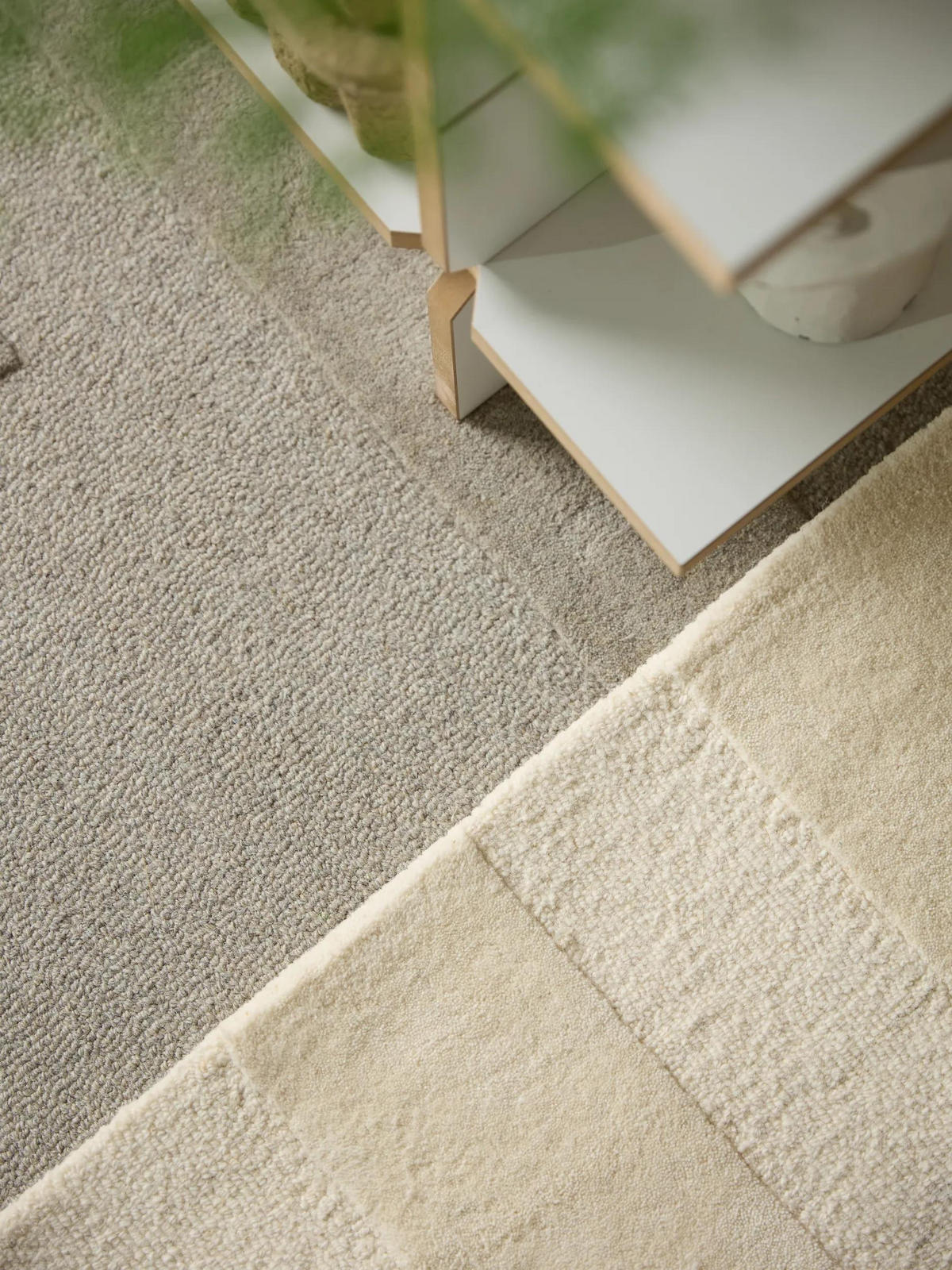 WOLLTEPPICH Logan Hellgrau 200x300 cm - Hellgrau, Textil (200/300cm) - benuta Pure