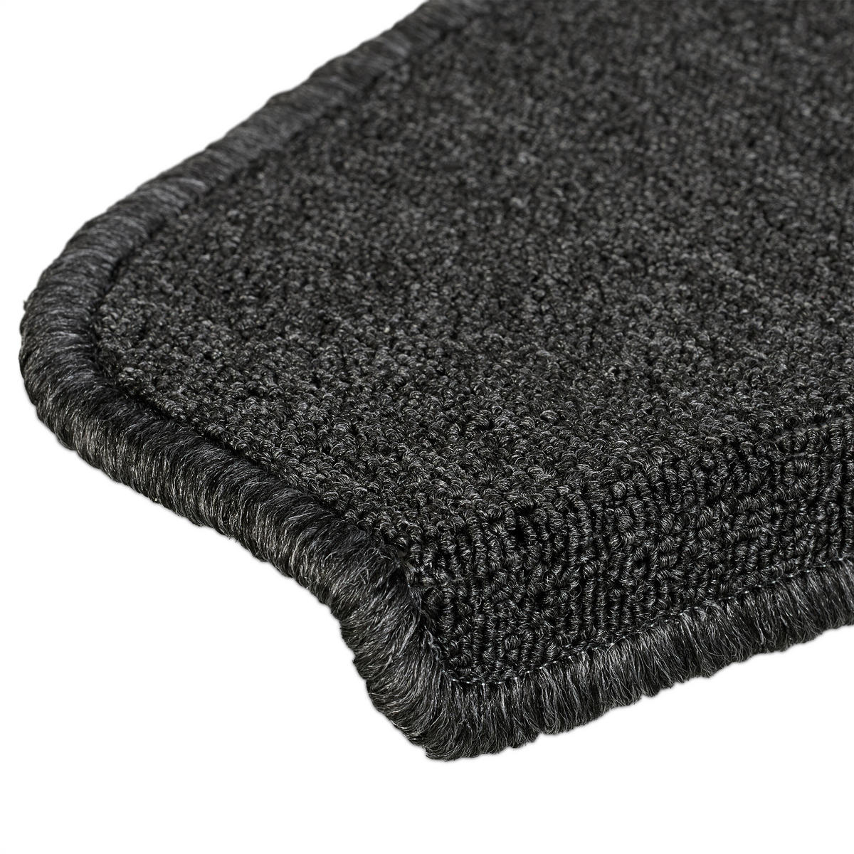 15XSTUFENMATTEN - Anthrazit, Kunststoff (24/65/4cm) - Relaxdays