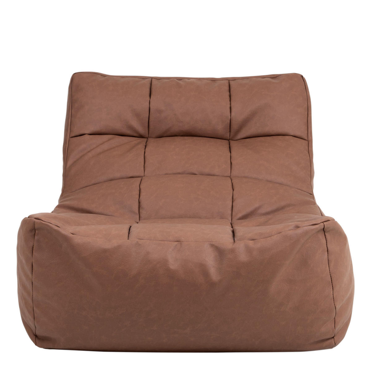 SITZSACK-LIEGE Lorenzo - Braun, Kunststoff (98/98cm) - icon