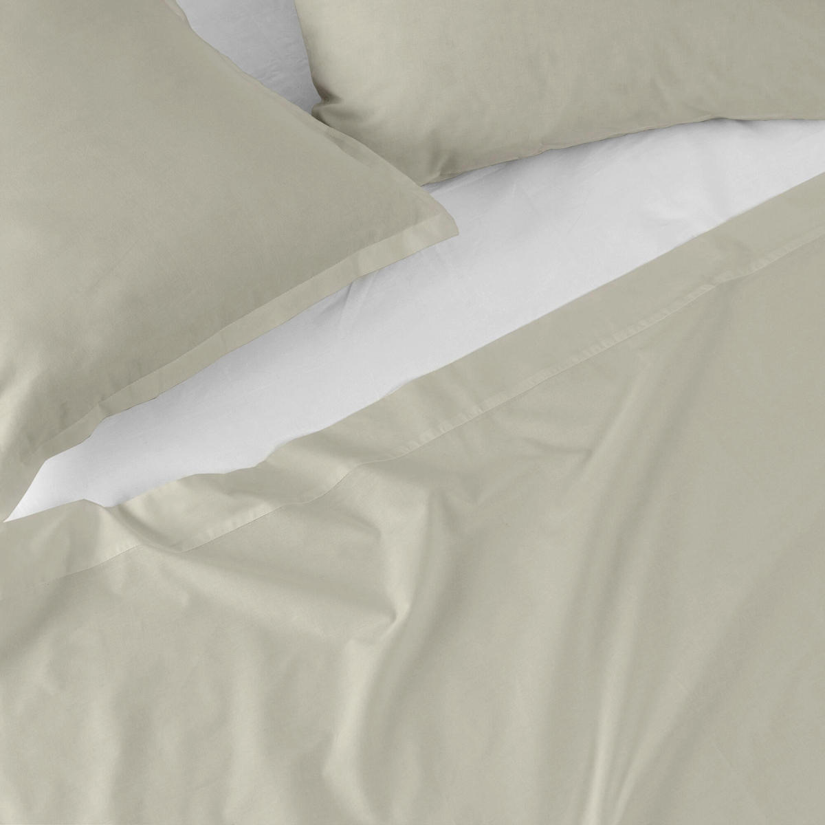 OBERBETTLAKEN basic 180x270 cm beige - Beige, Textil (180/270cm) - Happy Friday