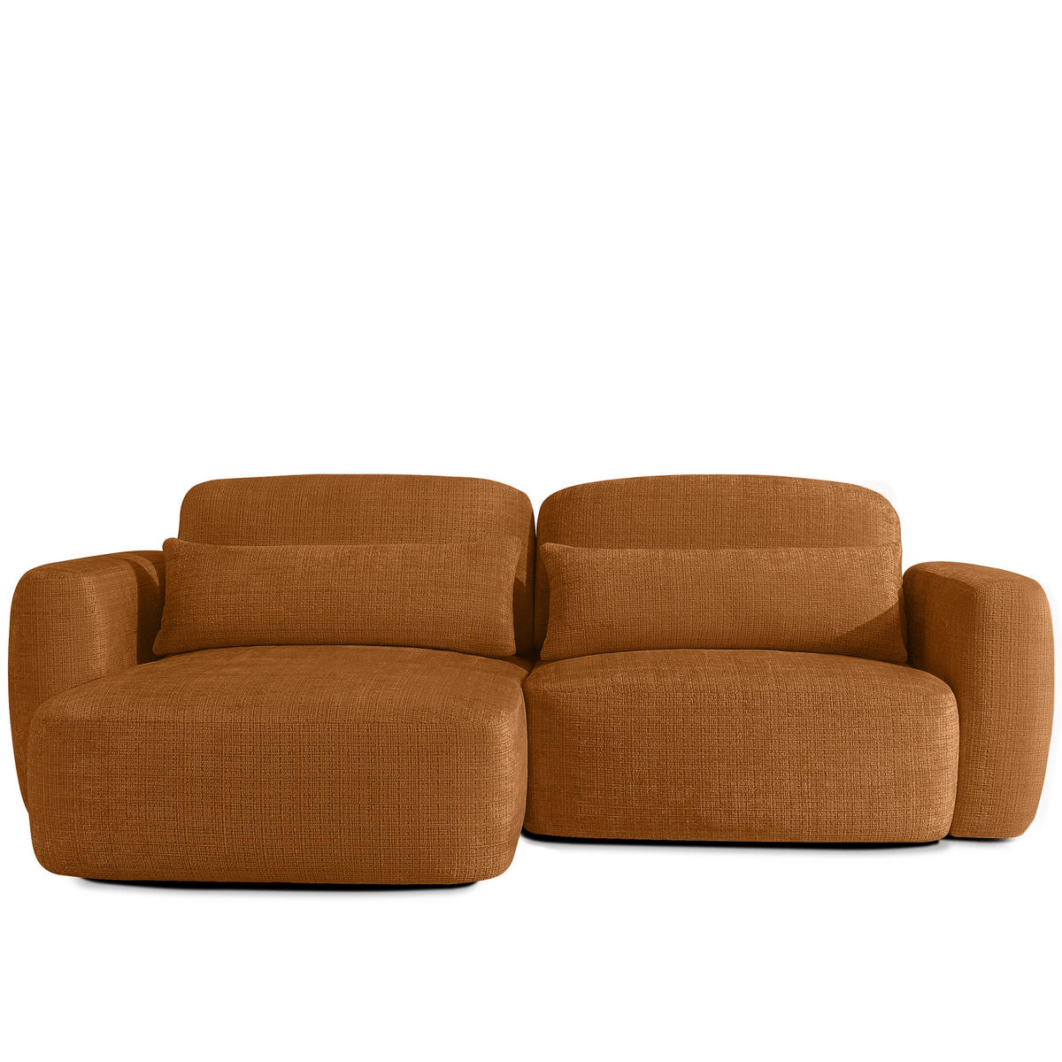 SITZGARNITUR ELOSA - Rot, Holz/Textil (245/85/165cm) - KONSIMO®