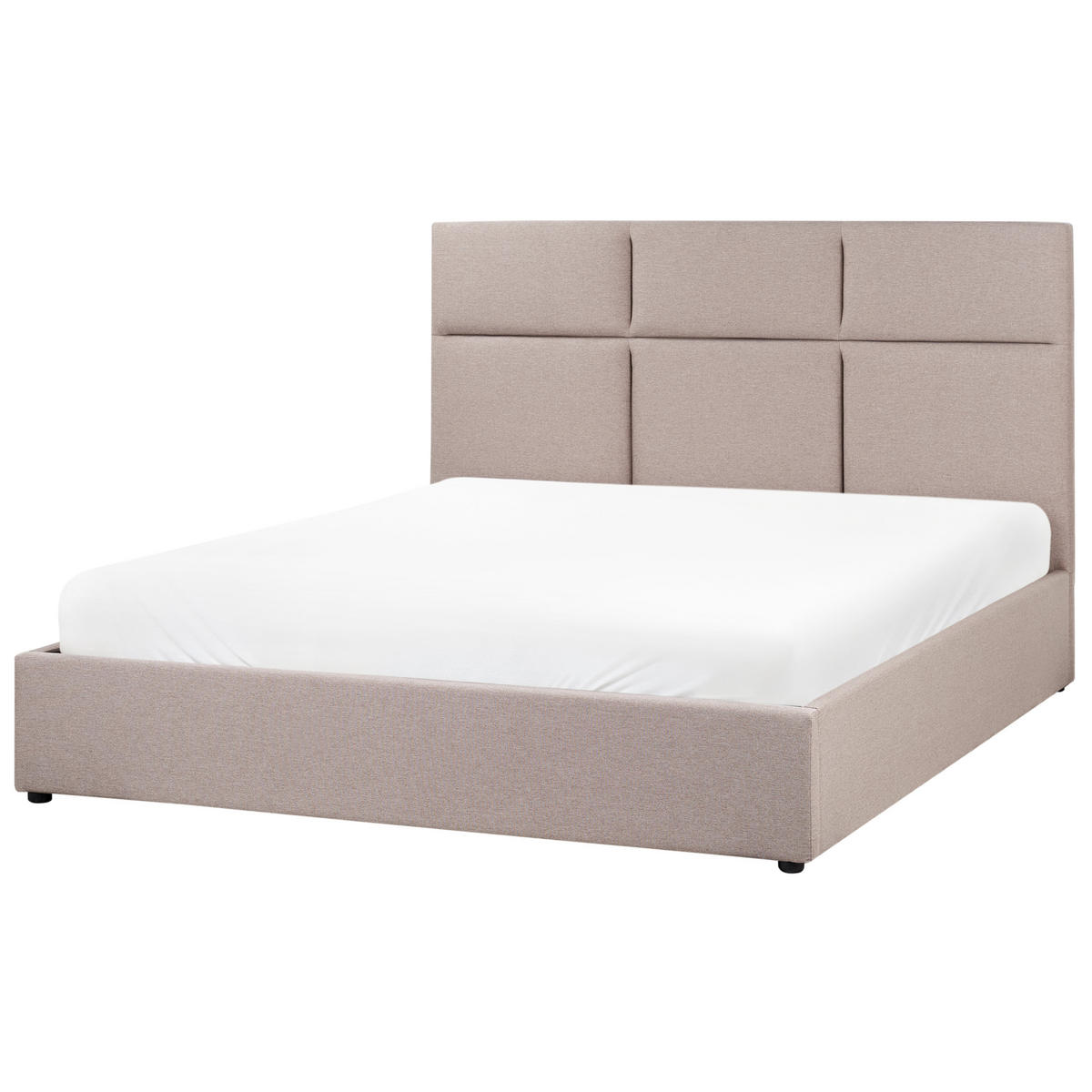 POLSTERBETT 160x200 cm Beige Lagord - Taupe, Textil (160/200cm) - Beliani
