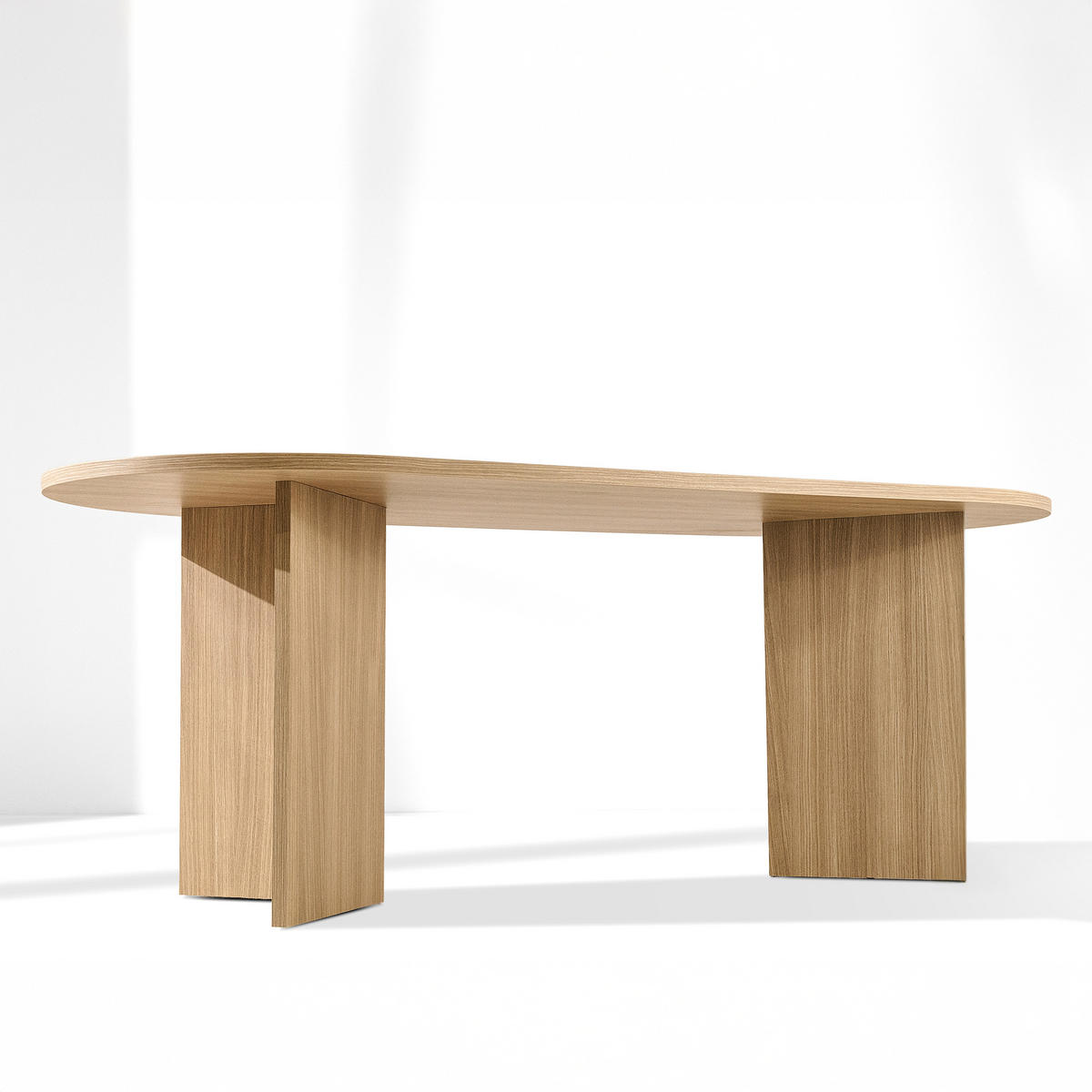 ESSTISCH FABER - Eichefarben, Holzwerkstoff (90/204/75cm) - KONSIMO®