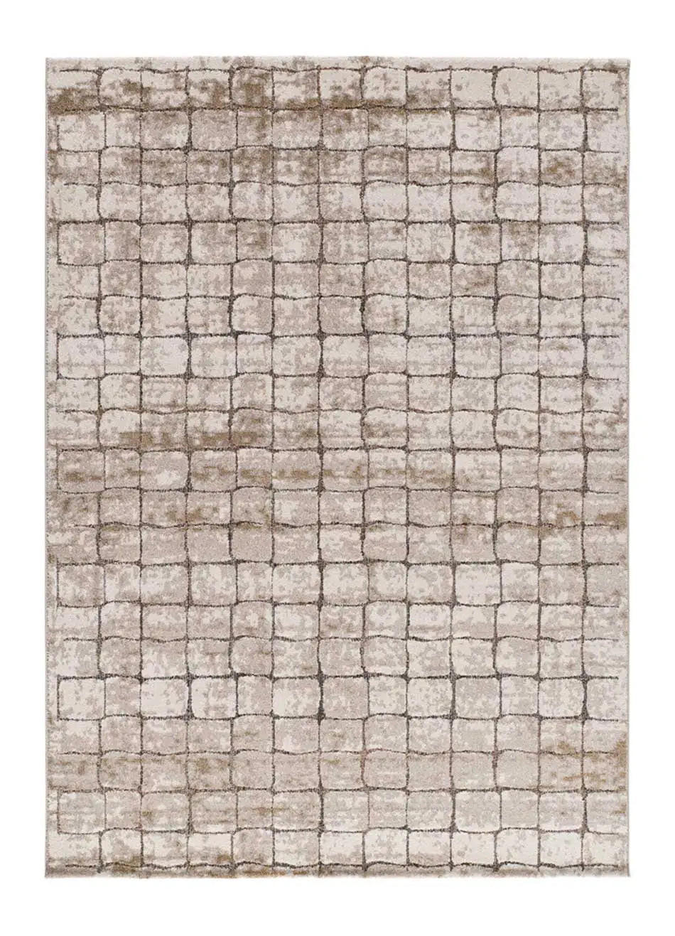 KURZFLORTEPPICH Creme / Braun Ceres 160/235 cm - Creme, Naturmaterialien/Textil (160/235cm) - Atticgo