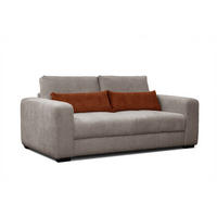SOFA OLI 3-Sitzer, taupe - Taupe, Holz/Textil (208/91/108cm) - Courtois Laville