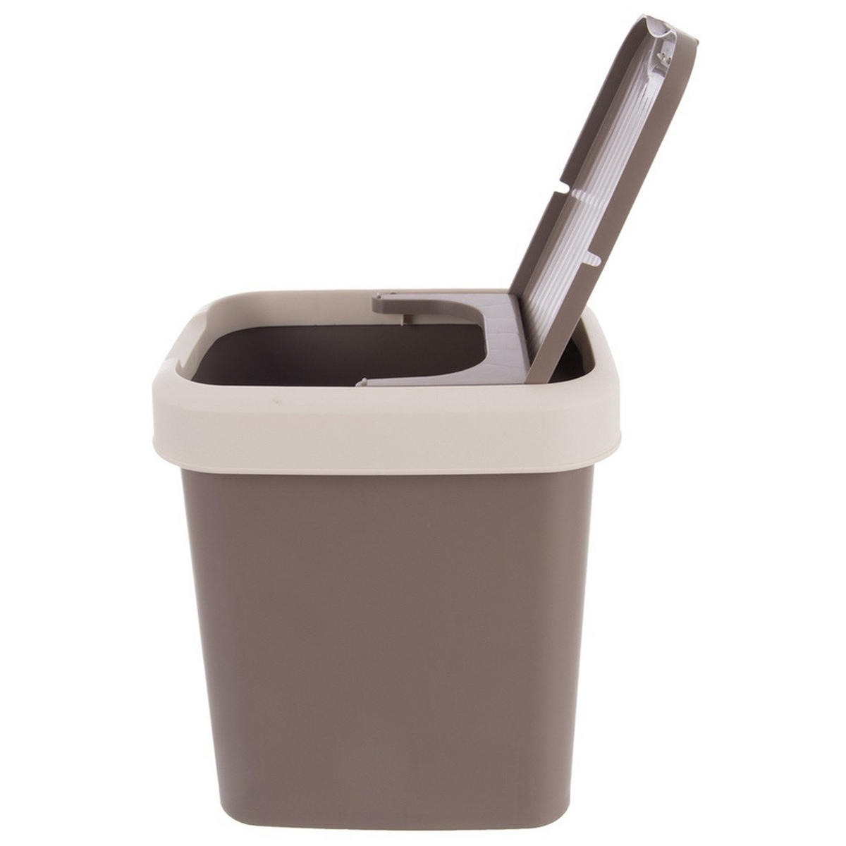 ABFALLEIMER, Kunststoff, grau, 9 l - Grau, Kunststoff (22/30/22cm) - Orion 