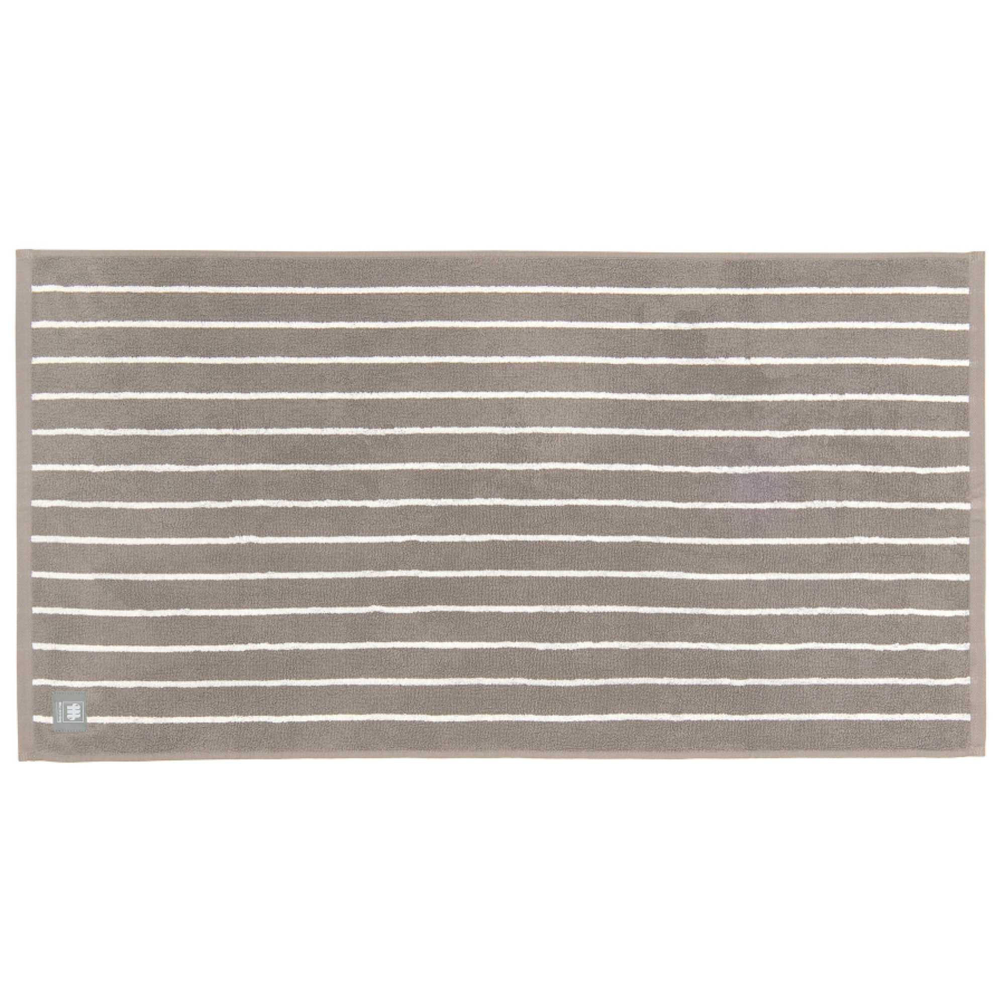 HANDTUCH NEEDLESTRIPE - Grau, Textil (50/100cm) - Musterring