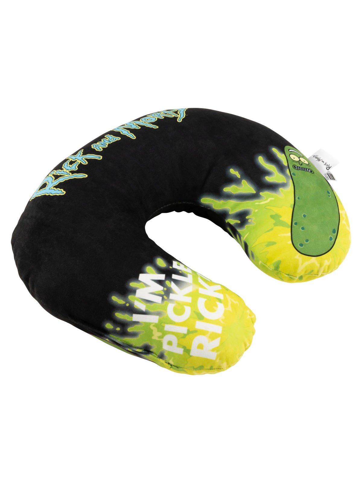 NACKENKISSEN Rick and Morty Schwarz - Schwarz, Textil (35/30cm) - United Labels