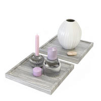 DEKOSCHALE Maya Avola-Anthrazit 2er Set - Anthrazit, Holzwerkstoff (1.8cm) - Vladon