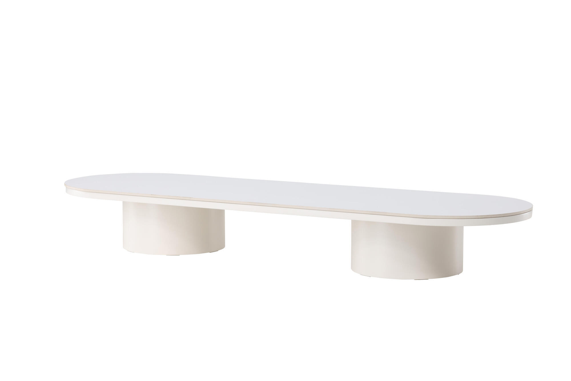 COUCHTISCH NARVIK Beige 60x190x25 cm - Beige, Holzwerkstoff (190/60/25cm) - FURNLUX