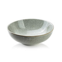SCHALE Basic Nature Grau 17/17/6 cm Keramik - Grau, Keramik (17cm) - Mondex