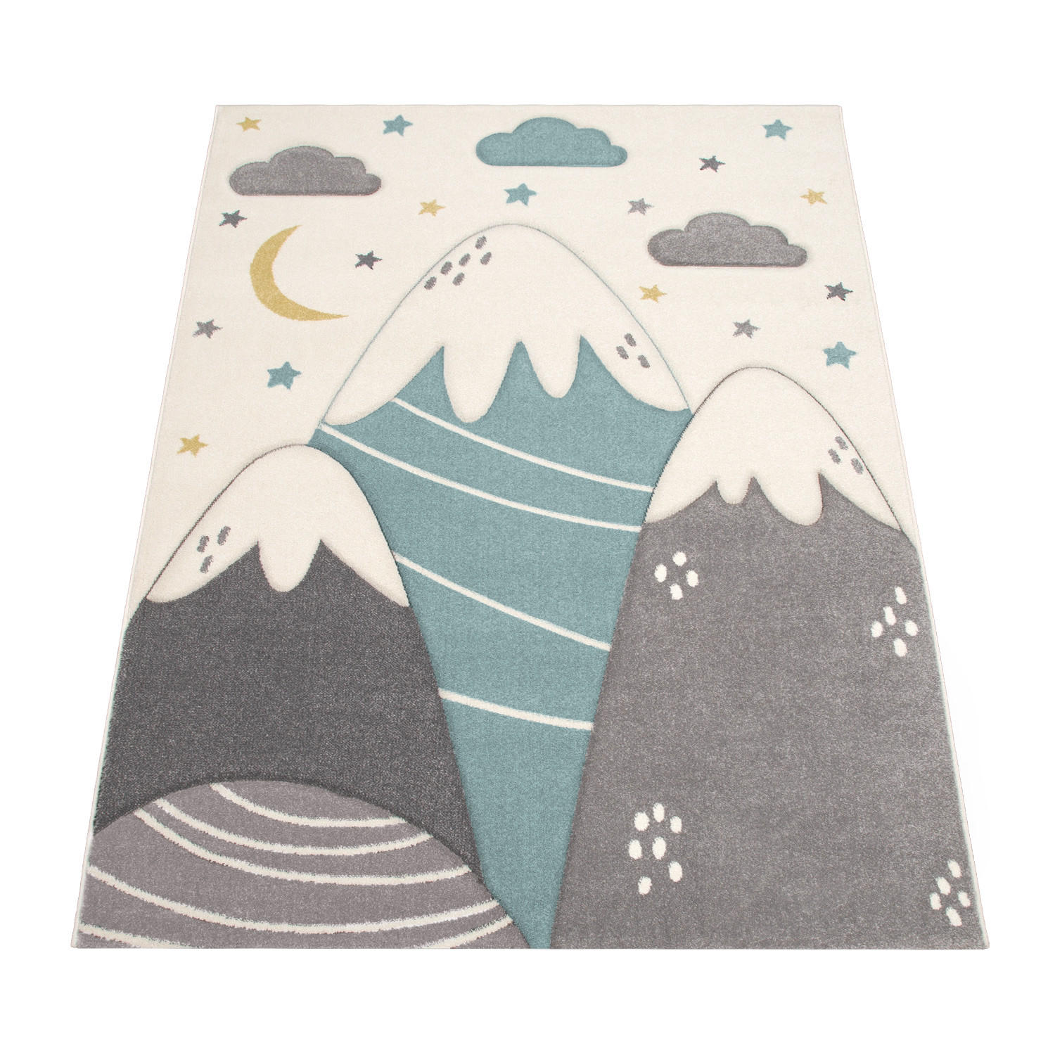 Paco Home Kinderteppich Creme 140x200 cm