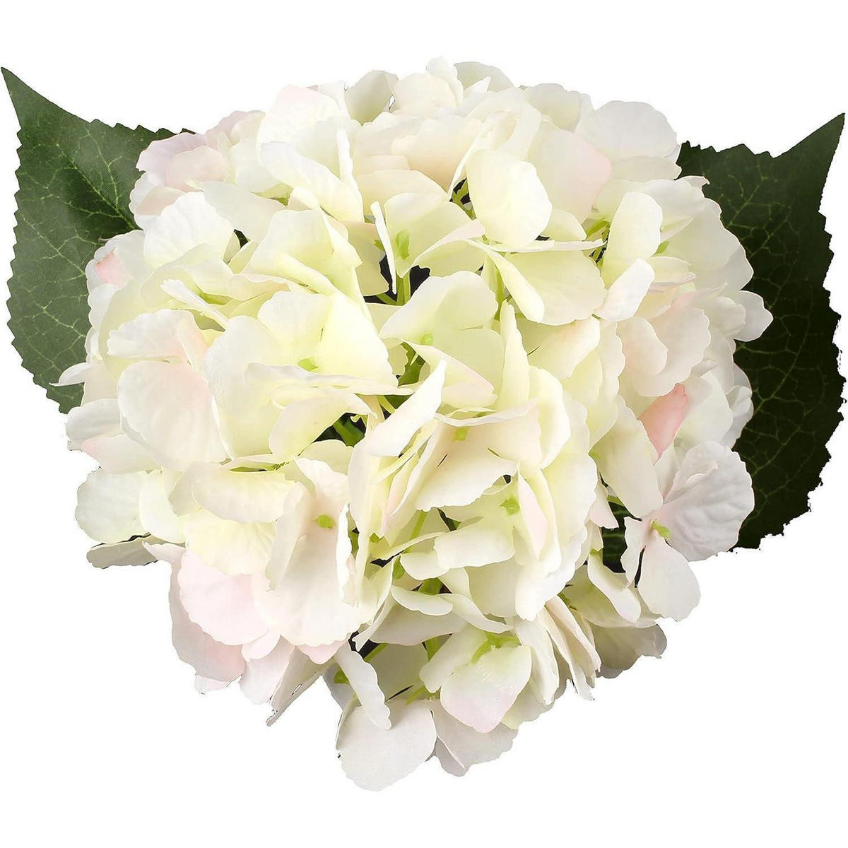 KUNSTHORTENSIE 3-teiliges Set 53 cm - Weiß, Kunststoff (67cm)