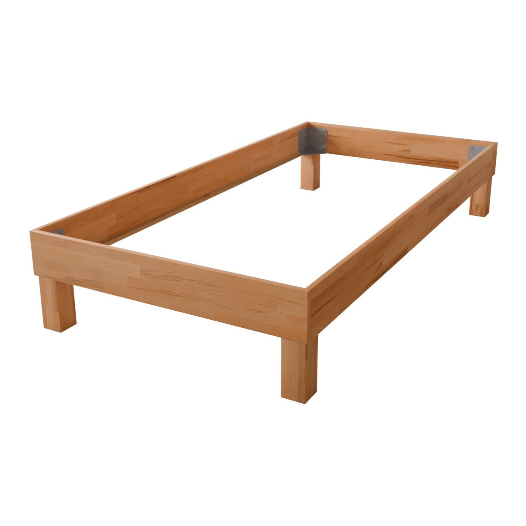 FUTONBETT 90/200 cm aus Kernbuche - Braun, Holz (90/200cm) - MeinMassivholz