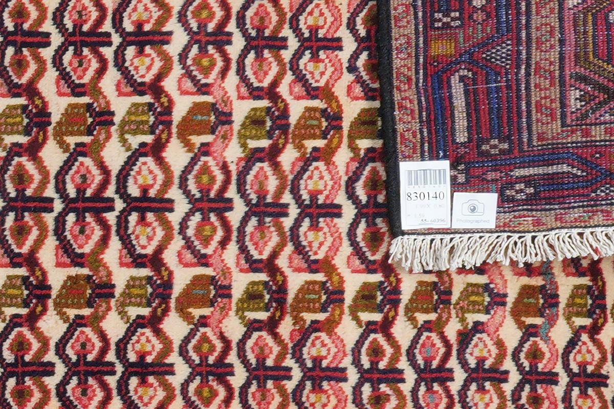 ORIENTTEPPICH handgeknüpft Assadabad Beige, Rot 199/80 cm Schurwolle - Beige/Rot, Textil (80/199cm) - Looma