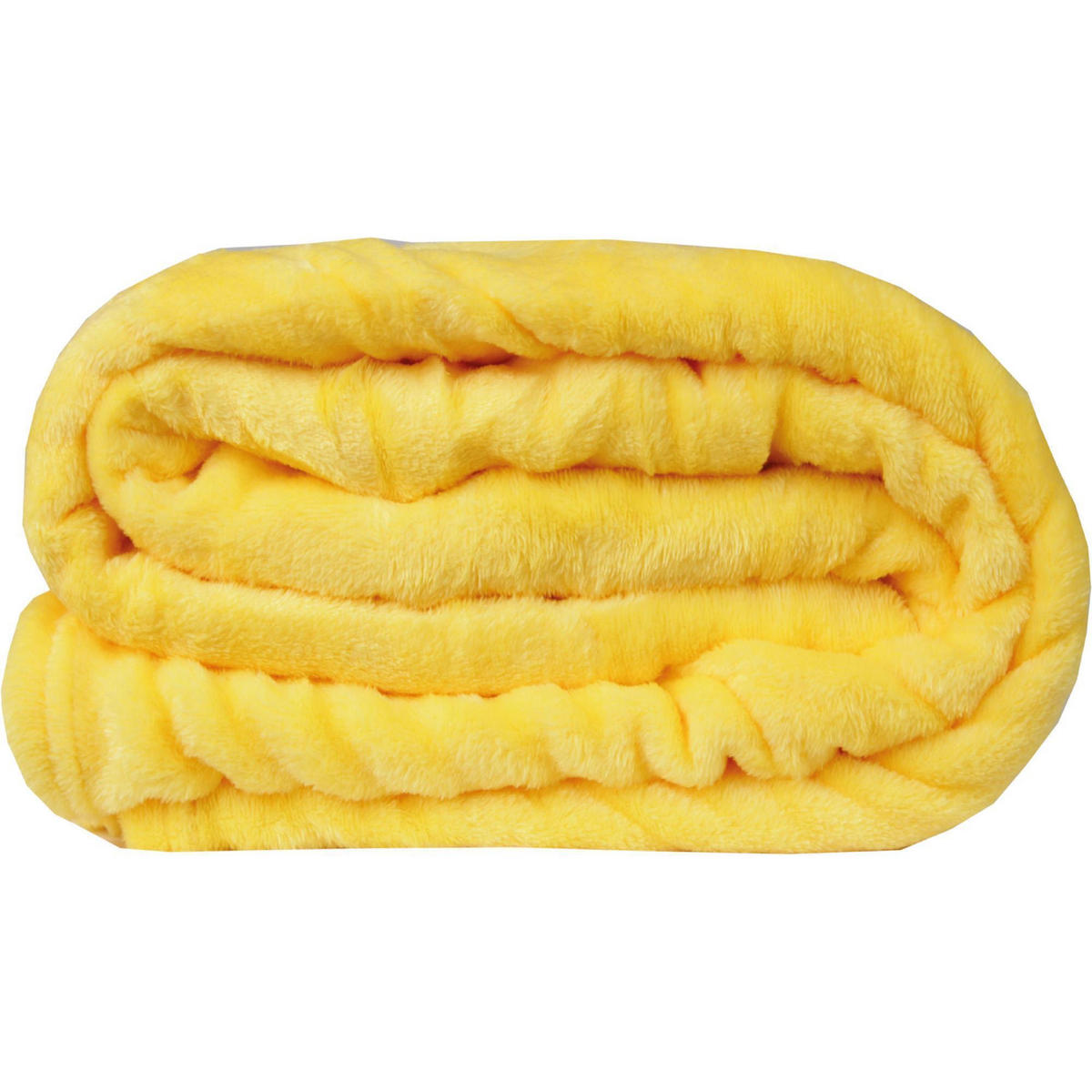 KUSCHELDECKE "Celina" 2er-Pack Gelb 90x140 cm - Hellgelb, Textil (90/140cm)