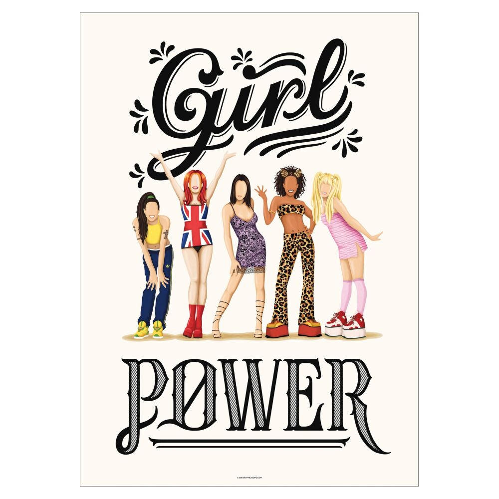 POSTER Nour Tohme - Girl Power - Multicolor, Papier (30/40/0.1cm) - Poster&Frame