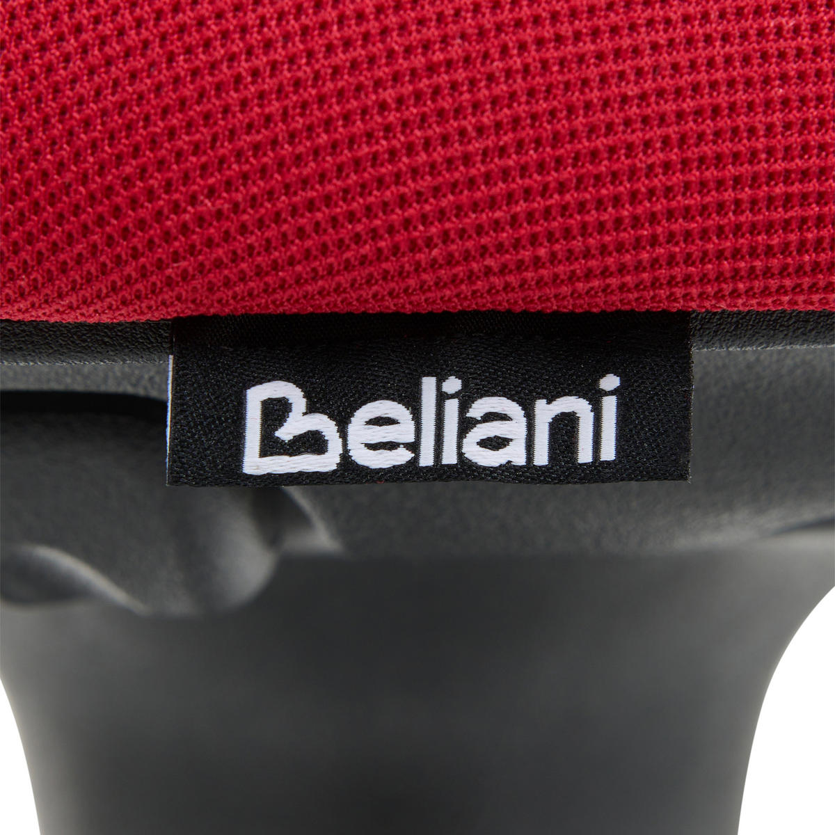 BALANČNÍ STOLIČKA Látka Červená Estell - černá/červená, plast (33/63/33cm) - Beliani