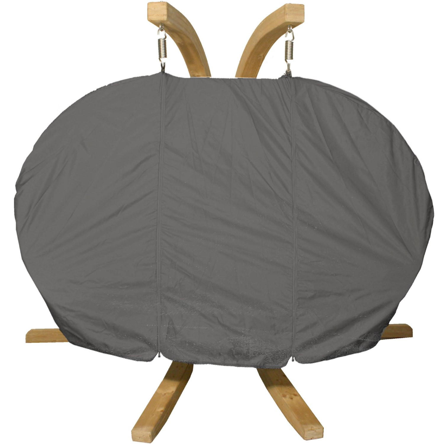 HÄNGESTUHLBEZUG CALLISTO ,Grau - Grau, Textil (176/121/83cm) - KONSIMO®
