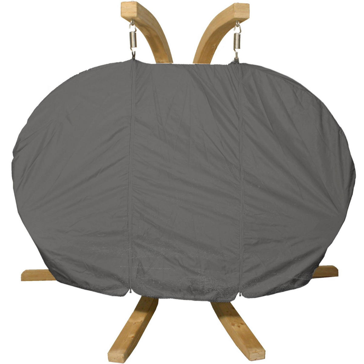 HÄNGESTUHLBEZUG CALLISTO ,Grau - Grau, Textil (176/121/83cm) - KONSIMO®