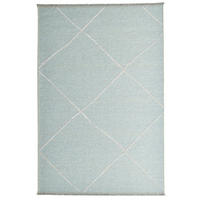 FLACHWEBTEPPICH Braderup 240x340 cm - Hellblau, Textil (240/340cm) - Sansibar SYLT