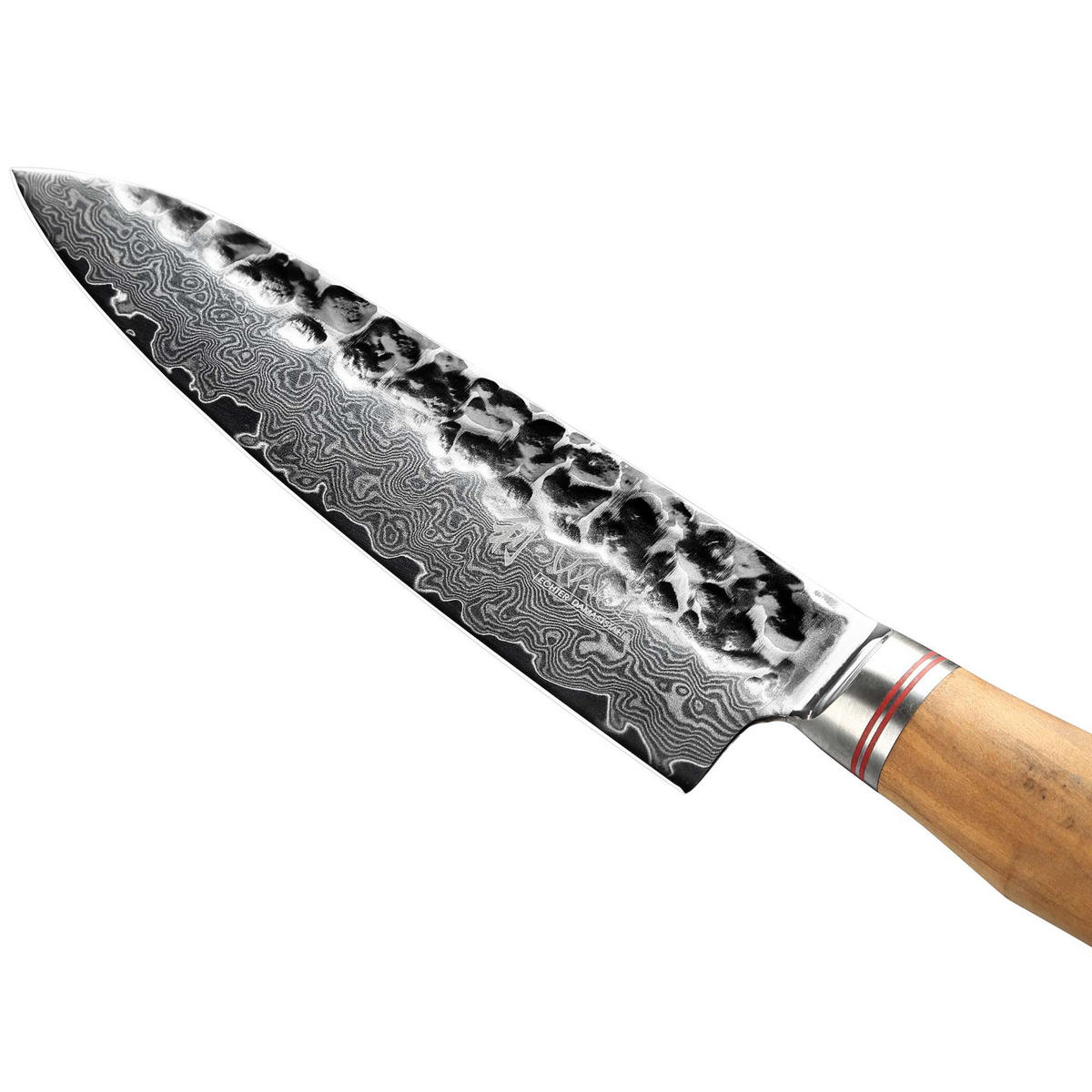 SANTOKUMESSER 17 cm - Braun, Holz/Metall (31cm) - Wakoli