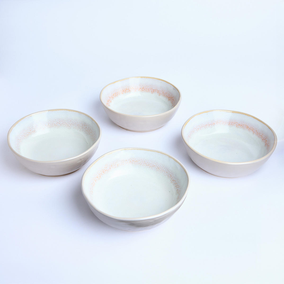 SCHALE (4er-Set) Artisan 300ml - Beige, Keramik (14/14/4.5cm) - Butlers