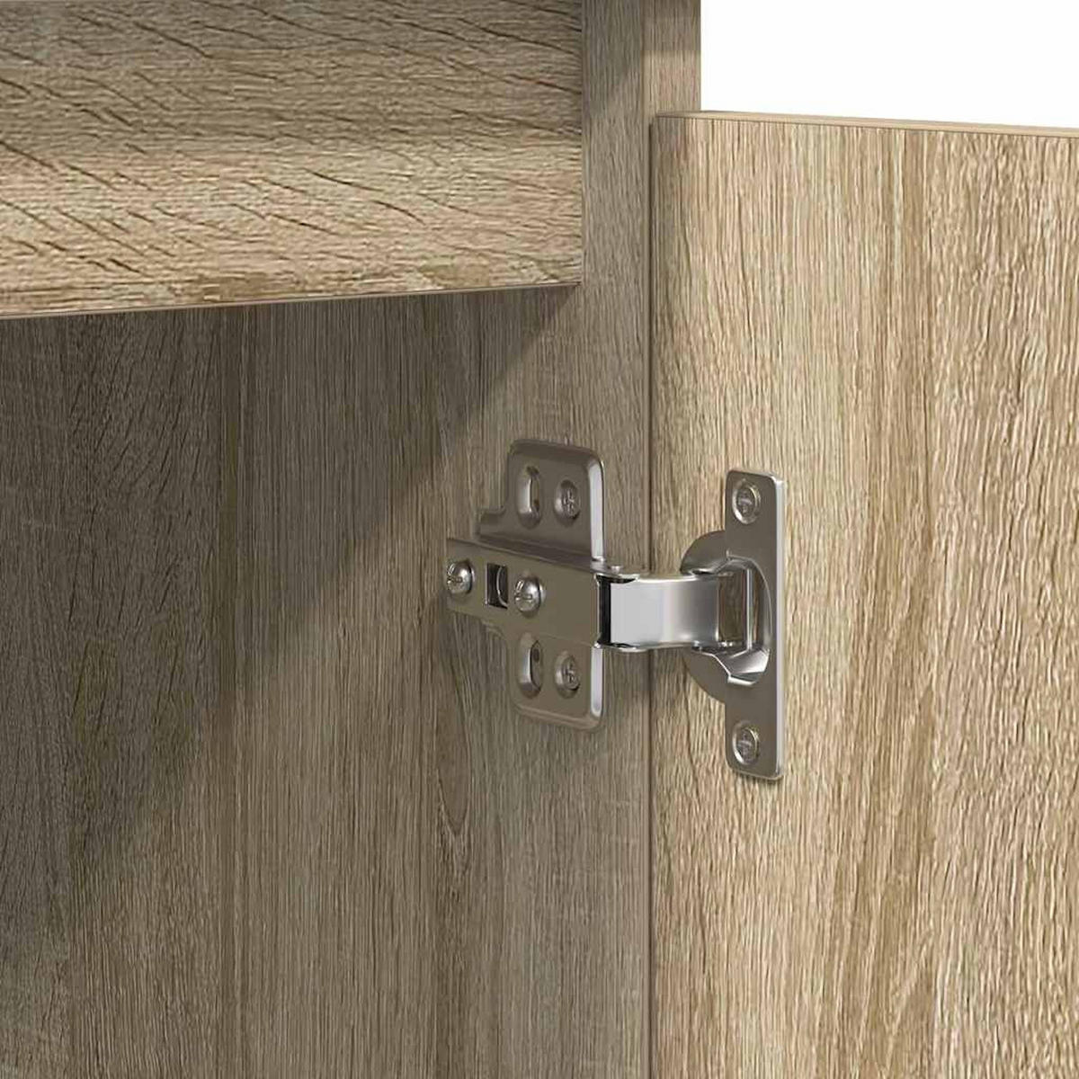 SIDEBOARD Mit Schubladen Sonoma-Eiche 100,5/35/98,5 Cm - Braun, Holzwerkstoff (35/98.5/100.5cm) - vidaXL