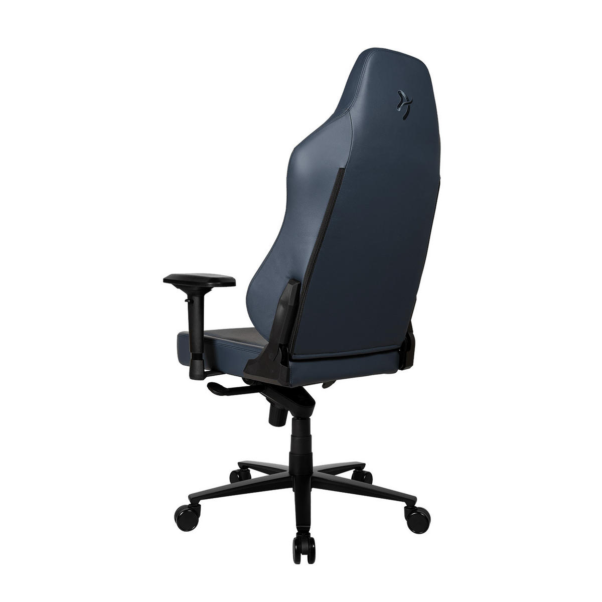 GAMINGSTUHL Primo Premium Leder Ozeanblau - Blau/Schwarz, Leder/Metall (74/135/52cm) - Arozzi