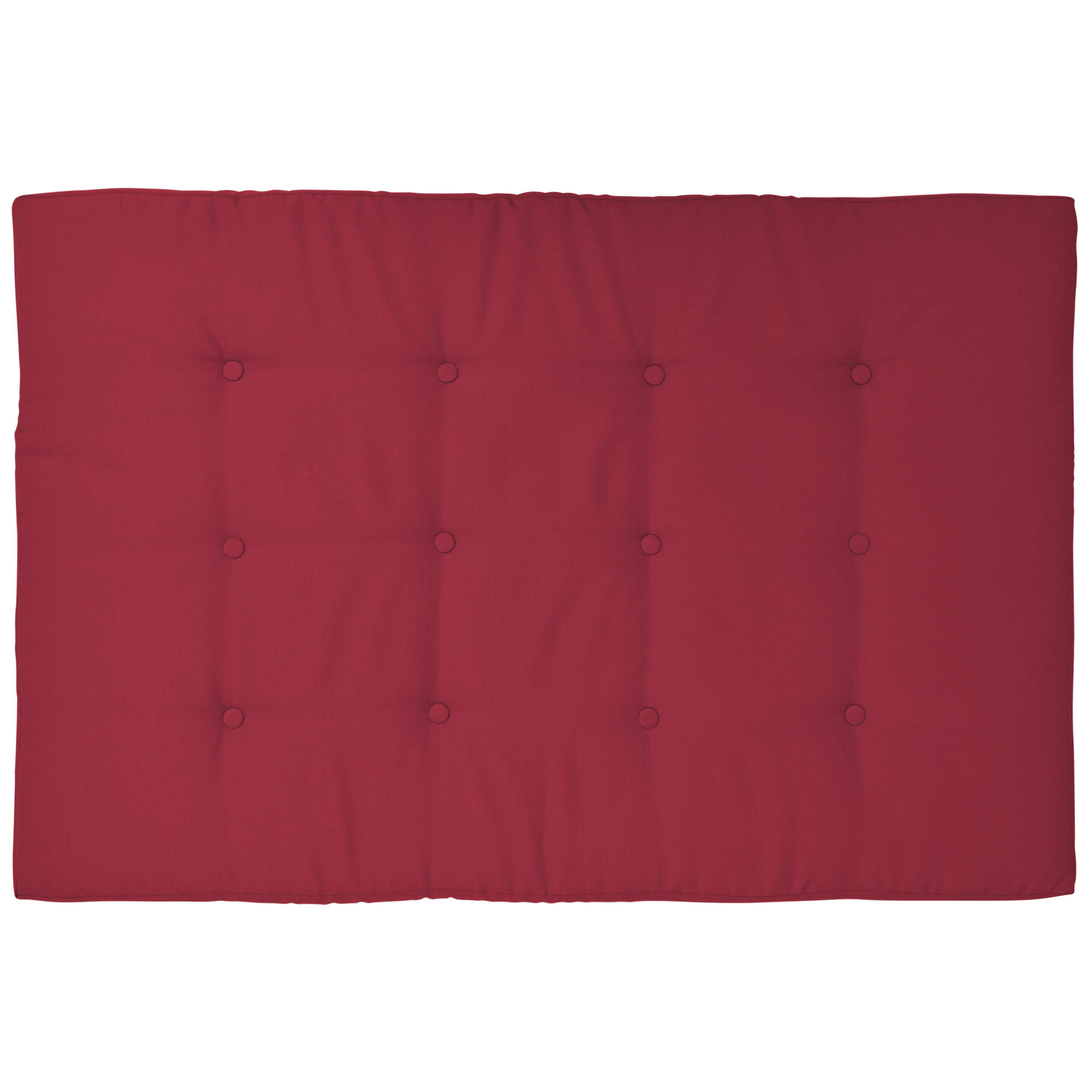 PALETTENKISSEN Eco Elements Sitz 120/80/15 cm Rot - Rot, Textil (80/15/120cm) - Beautissu 
