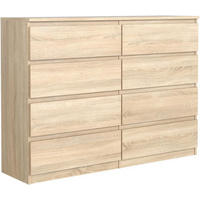 KOMMODE mit Schubladen SonomaEiche 120x101,5x39 cm - Sonoma Eiche, Holzwerkstoff (120/101/39cm) - MebLocker