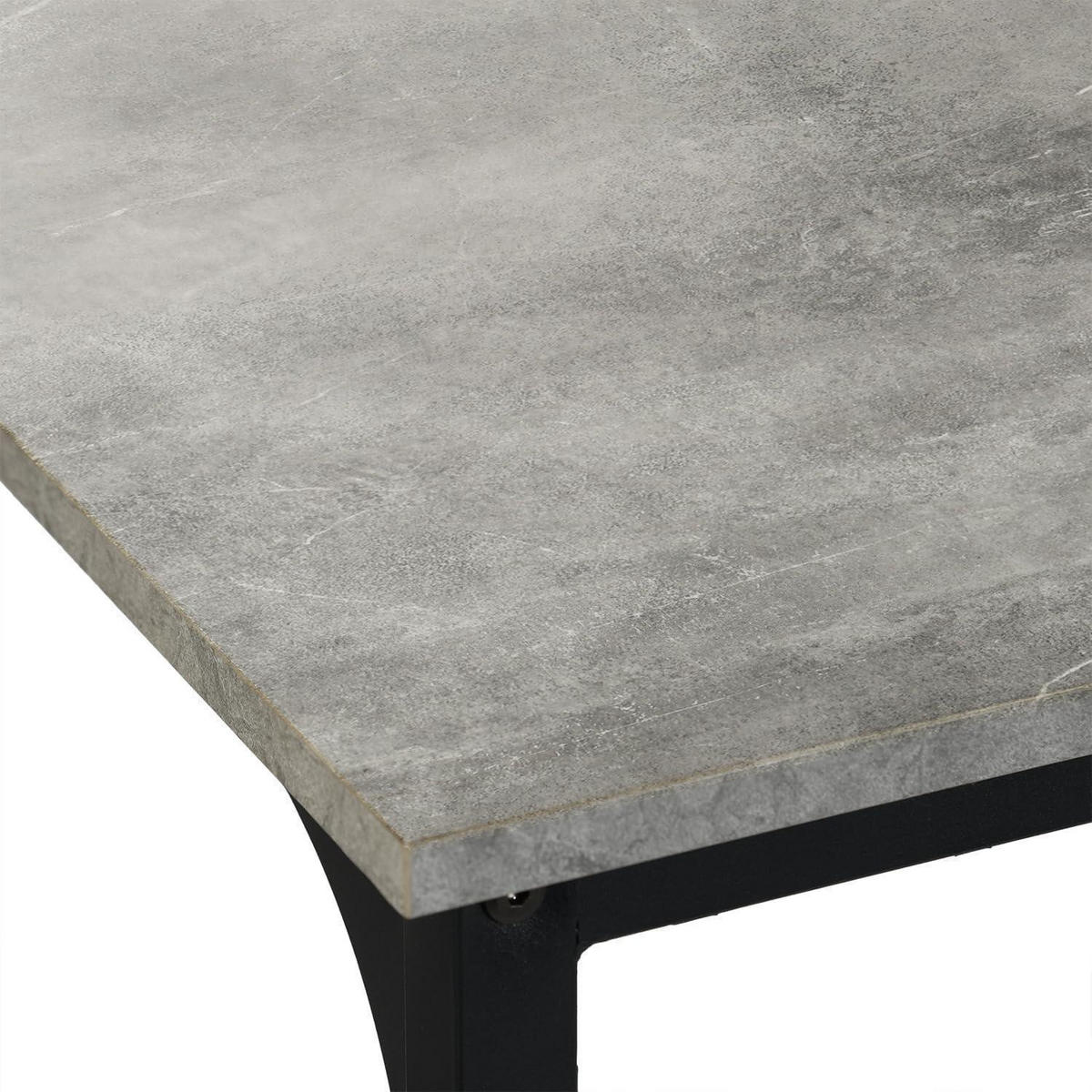 BARTISCH-SET mit 4 Hockern, Industriestil, Grau - Grau, Holzwerkstoff (50/90/100cm)
