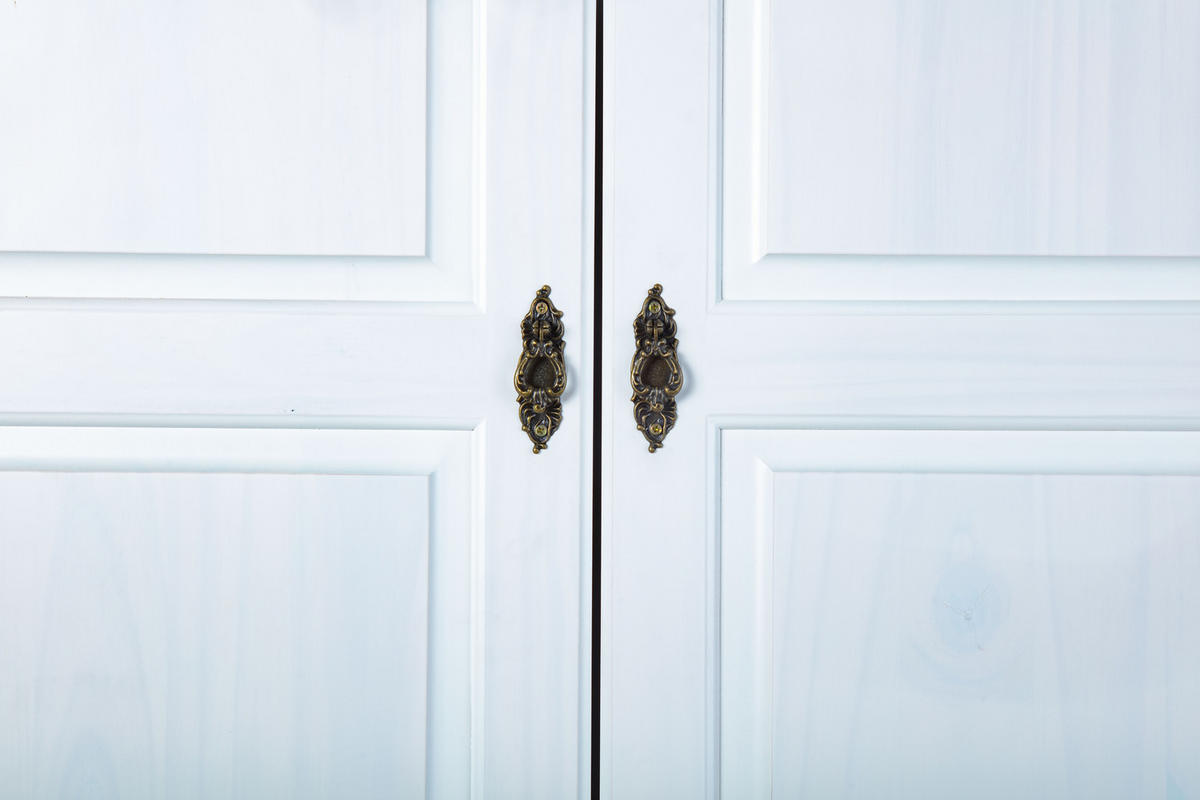 KLEIDERSCHRANK weiß - Weiß, Holzwerkstoff (150/180/56cm) - ebuy24
