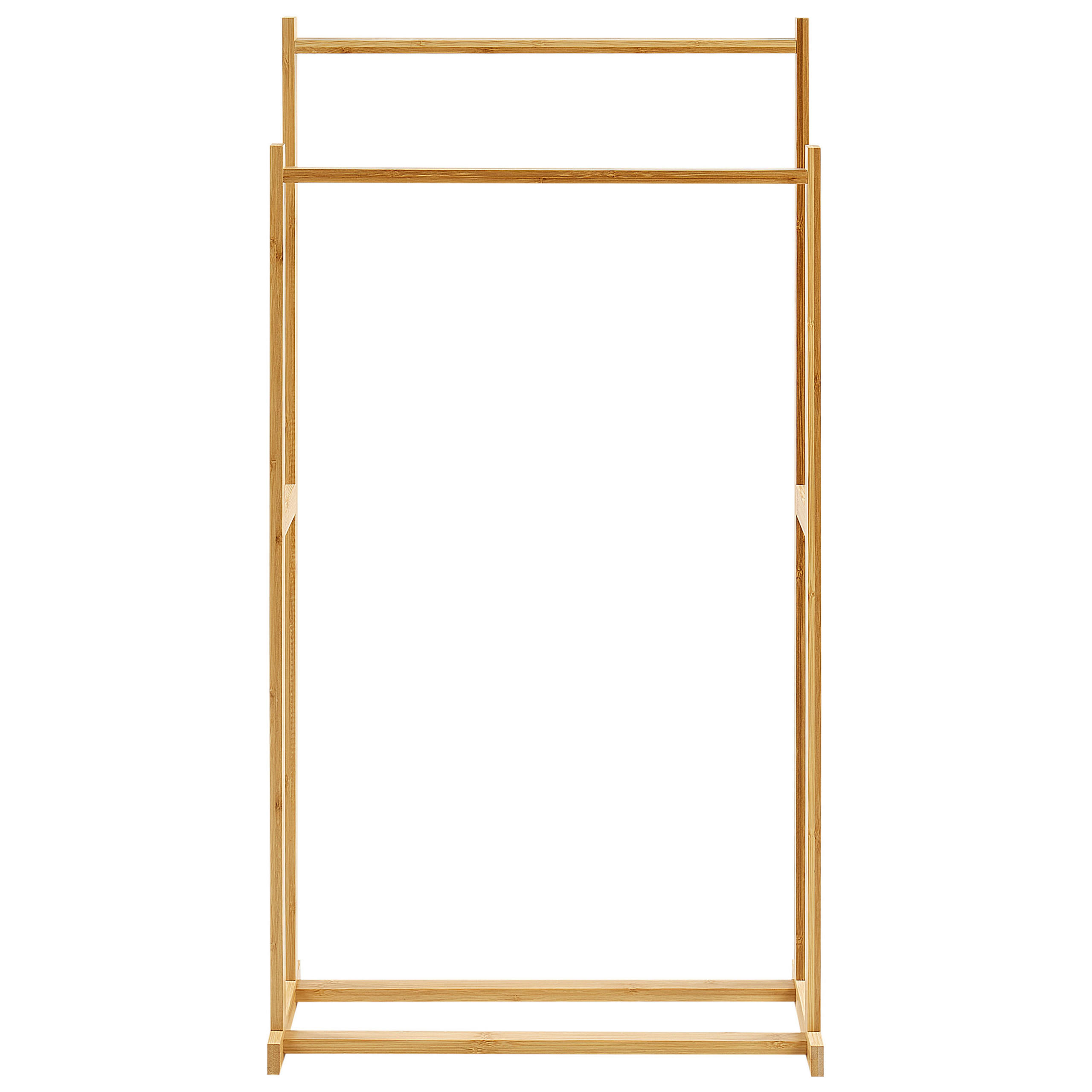 HANDTUCHSTÄNDER Bambusholz hellbraun 45 x 84 cm Hoboken - Hellbraun, Holz (45/84/21cm) - Beliani