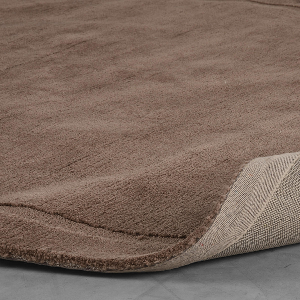 TEPPICH Mody Taupe 160/230/1 cm - Taupe, Textil (230/160cm) - LABEL51