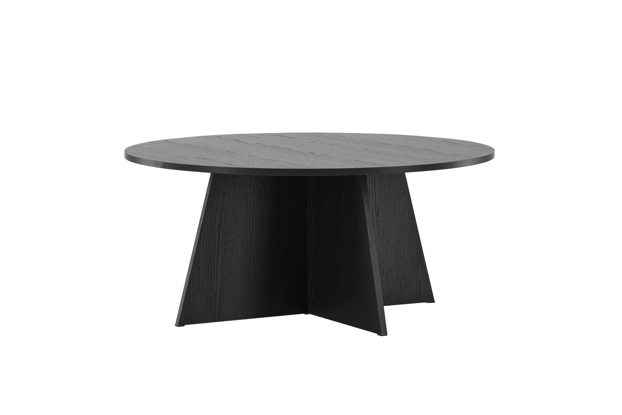 COUCHTISCH BOOTCUT Schwarz 100x100x45 cm - Schwarz, Holzwerkstoff (100/100/45cm) - FURNLUX