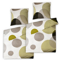BETTWÄSCHE Nela 135x200cm + Kissenbezug 80x80cm Ornamente Renforcé 2er Set - Multicolor, Textil (135/200cm)