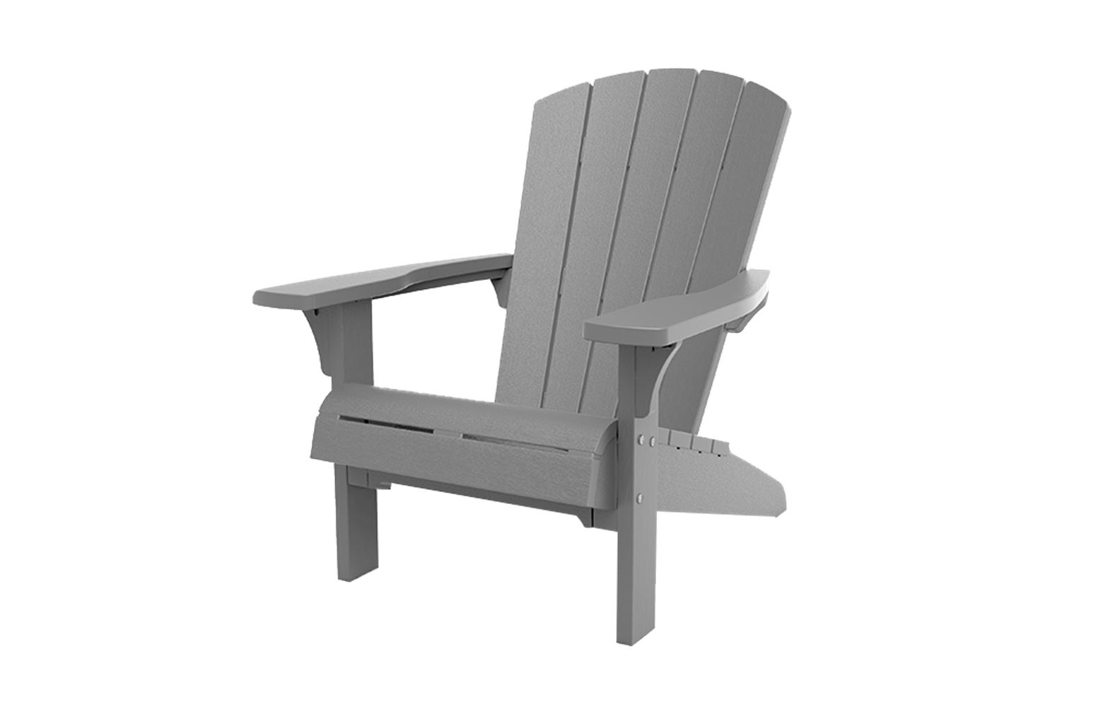 GARTENSTUHL Adirondack Troy - Grau, Kunststoff (80/96.5/85cm) - Keter