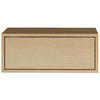 NACHTTISCH hängend Framme Eiche Holzoptik, 50 cm - Beige, Holzwerkstoff (50/20.8/36cm) - Selsey