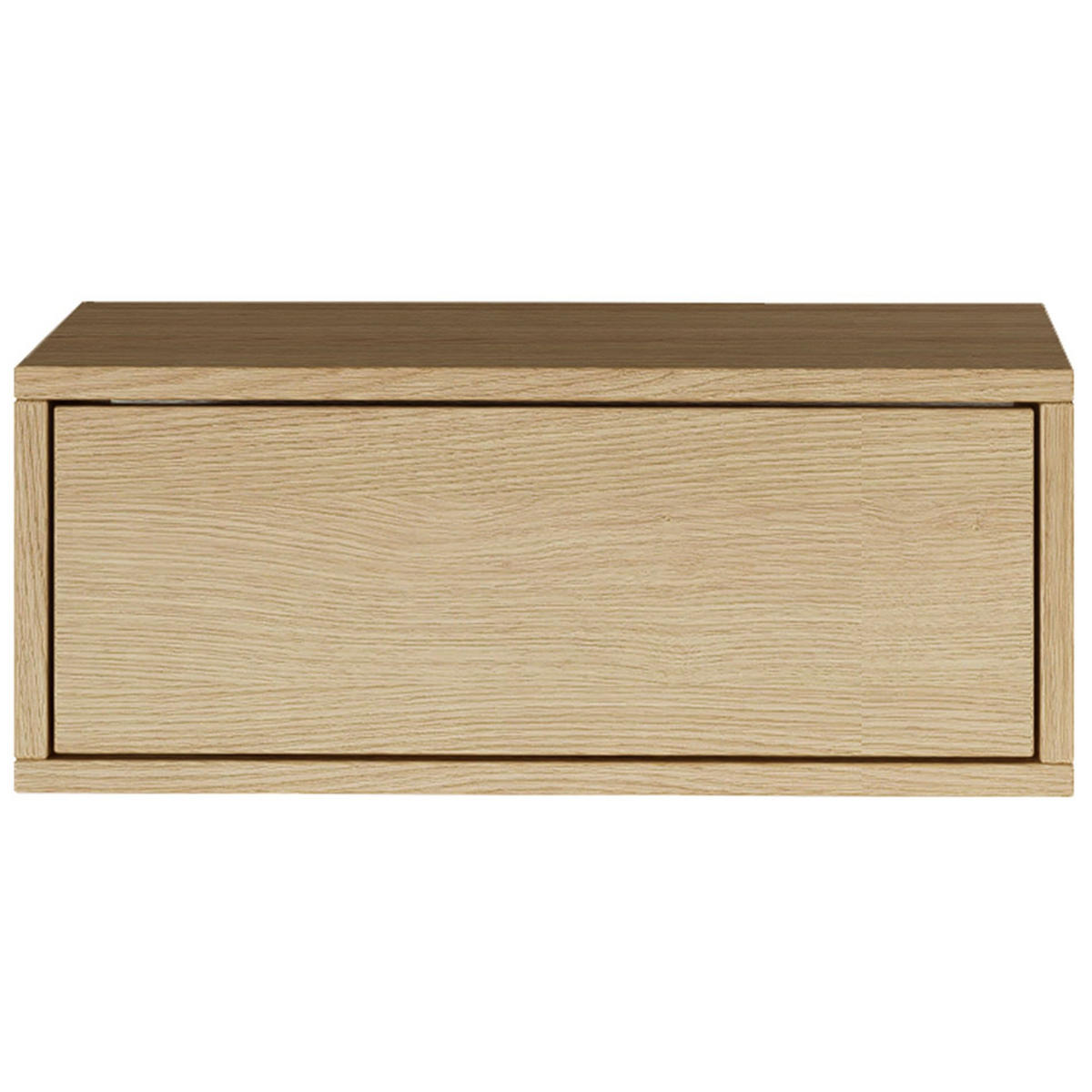 NACHTTISCH hängend Framme Eiche Holzoptik, 50 cm - Beige, Holzwerkstoff (50/20.8/36cm) - Selsey